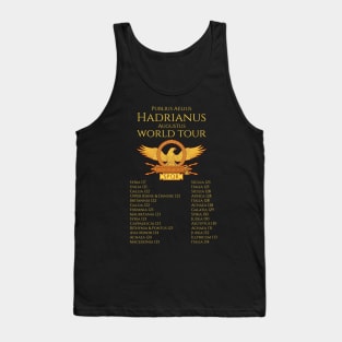 Emperor Hadrian World Tour Ancient Roman Empire History Tank Top